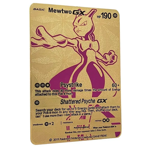 Pokemon Metal Card 10000 Points Arceus Charizard Super Card Golden
