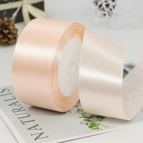 25yards/Roll 40mm Satin Ribbons Crafts Bow DIY Gift Wrap Wine Red