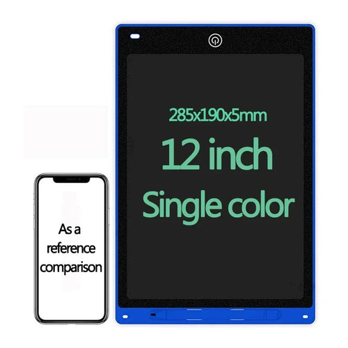 10/12/inch LCD Writing Tablet Drawing Board Kids Graffiti Sketchpad