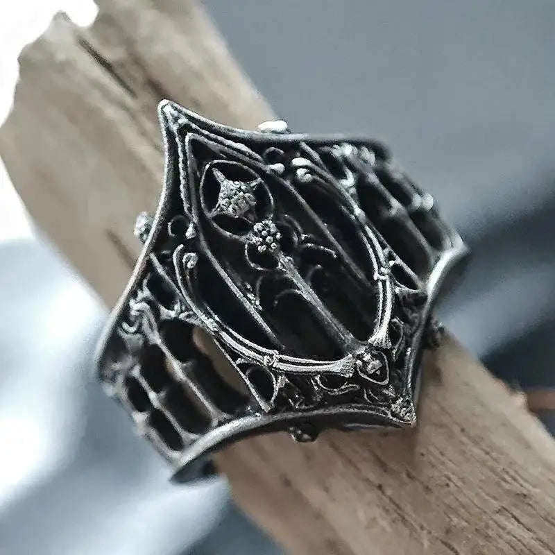New Classical Gothic Vintage Ring, Fashion Creative Holiday Gift