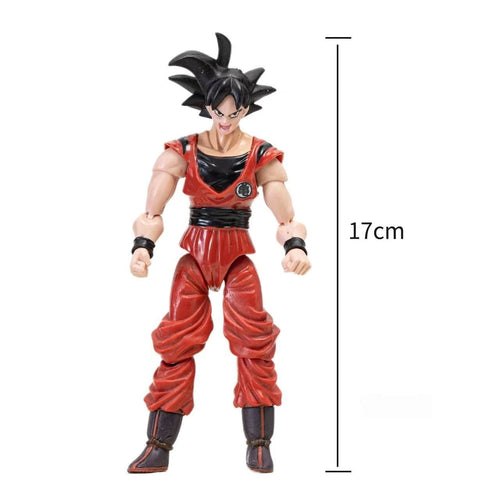 Hot-blooded Super Anime Action Figures Set - Son Goku Son Gohan Vegeta