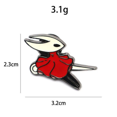 7pcs Hollow Knight Enamel Brooch Cool Character Pins Backpacks