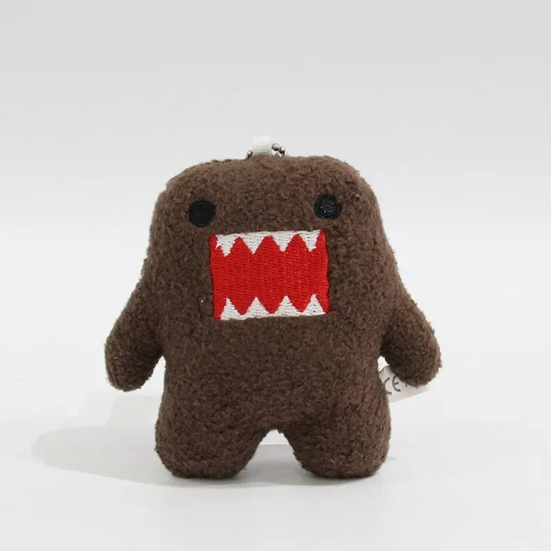 Kawaii Cute Domo Kun Plush Keychain Anime Keyring Charm for Bag Keys