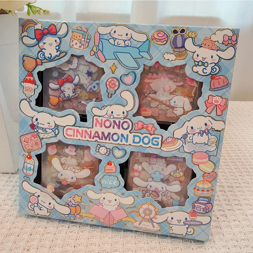 100pcs Cute Sanrio Stickers Kawaii Kids Girls Decals Toys Transparent