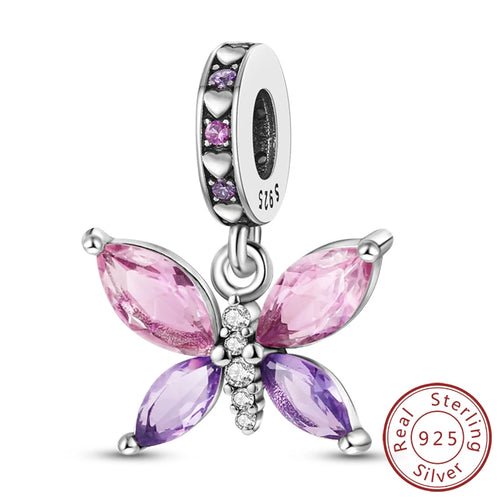 Hot Sale Charm Bead Pendant 925 Sterling Silver Firefly Love Heart