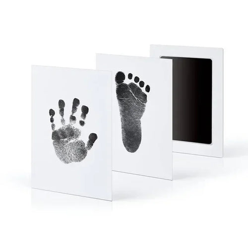 Newborn Baby DIY Hand And Footprint Kit Ink Pads Photo Frame Handprint