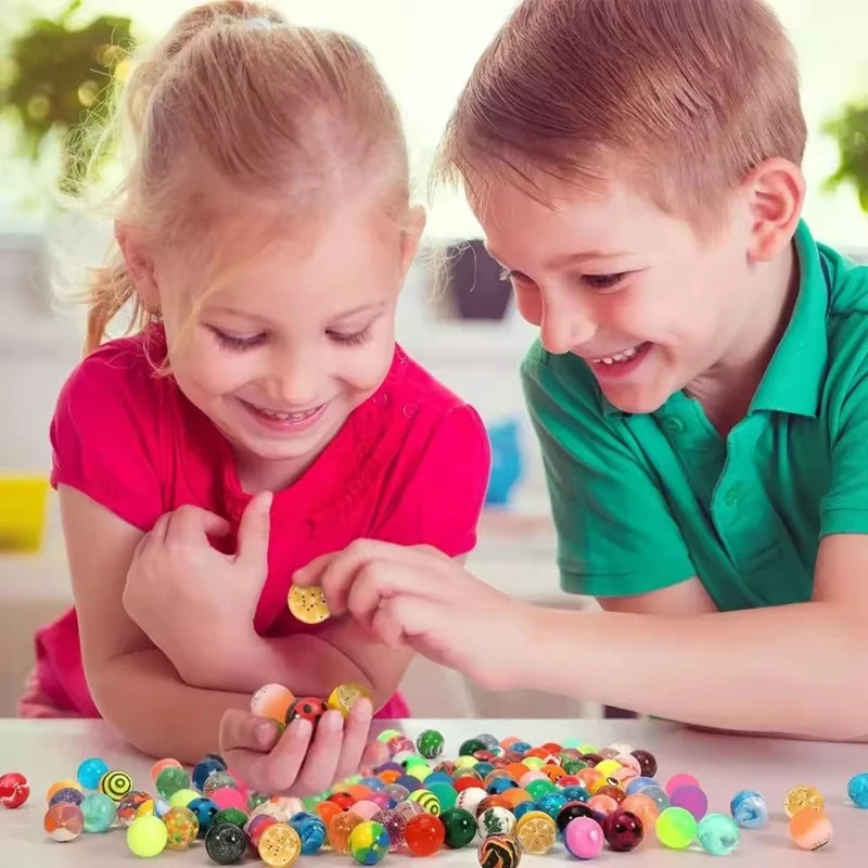 10-50Pcs Rubber Bouncy Ball Kids Favors Summer Birthday Party Gift for