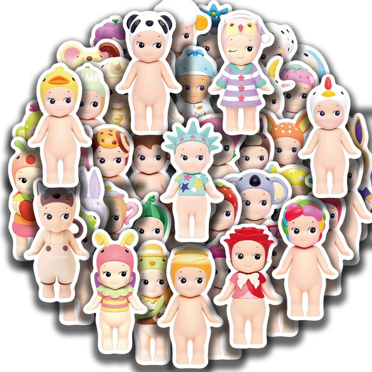 50PCS Sonny Angle Dolls Stickers Waterproof Sticker Classic Toys DIY