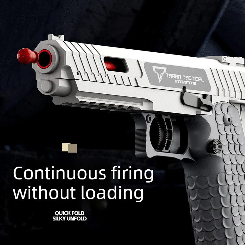 Csnoobs 2011 Continuous Shooting Toy Gun Throwing Shell Pistol Radish