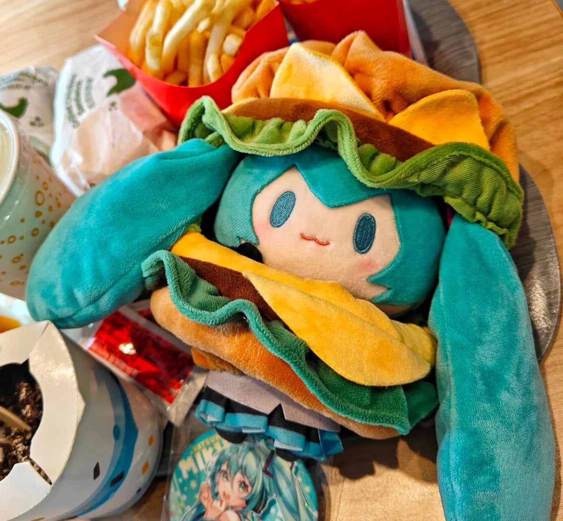 15cm Hatsune Miku Kawaii Q Version Figure Plush Doll Anime Peripheral