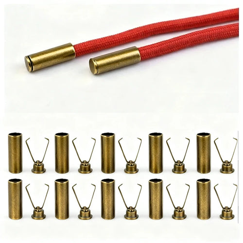 10pcs Heavy Duty Cord Locks Adjustable Metal Clips Secure Fastening