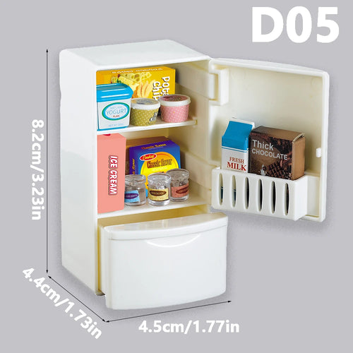 1:12 Miniature Furniture Forest Family Kitchen Toy Dining Table