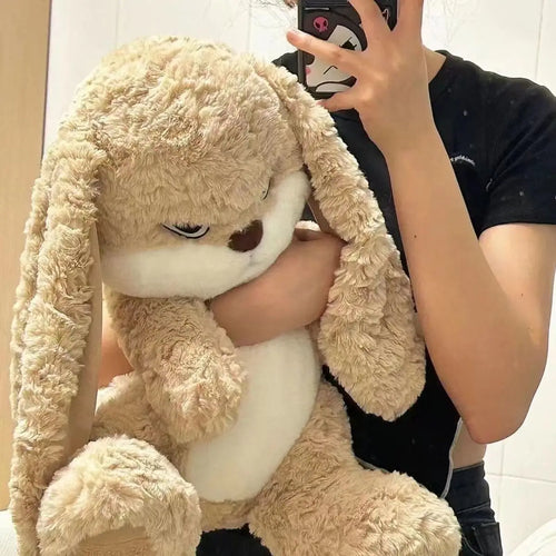 Large Size Angry Rabbit Plush Toy Cute Animal Plushie Doll Kawaii