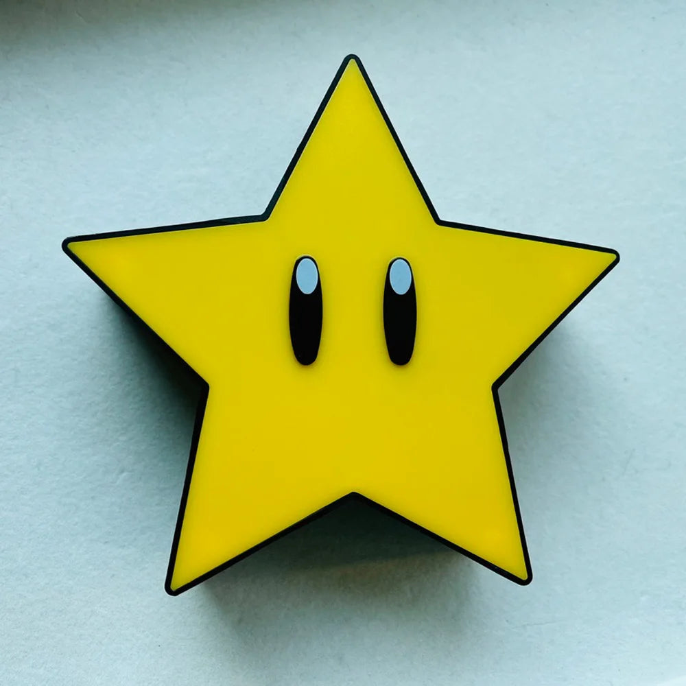 Super Star Light Figure Led Music Night Light Sound Usb Charging Desk