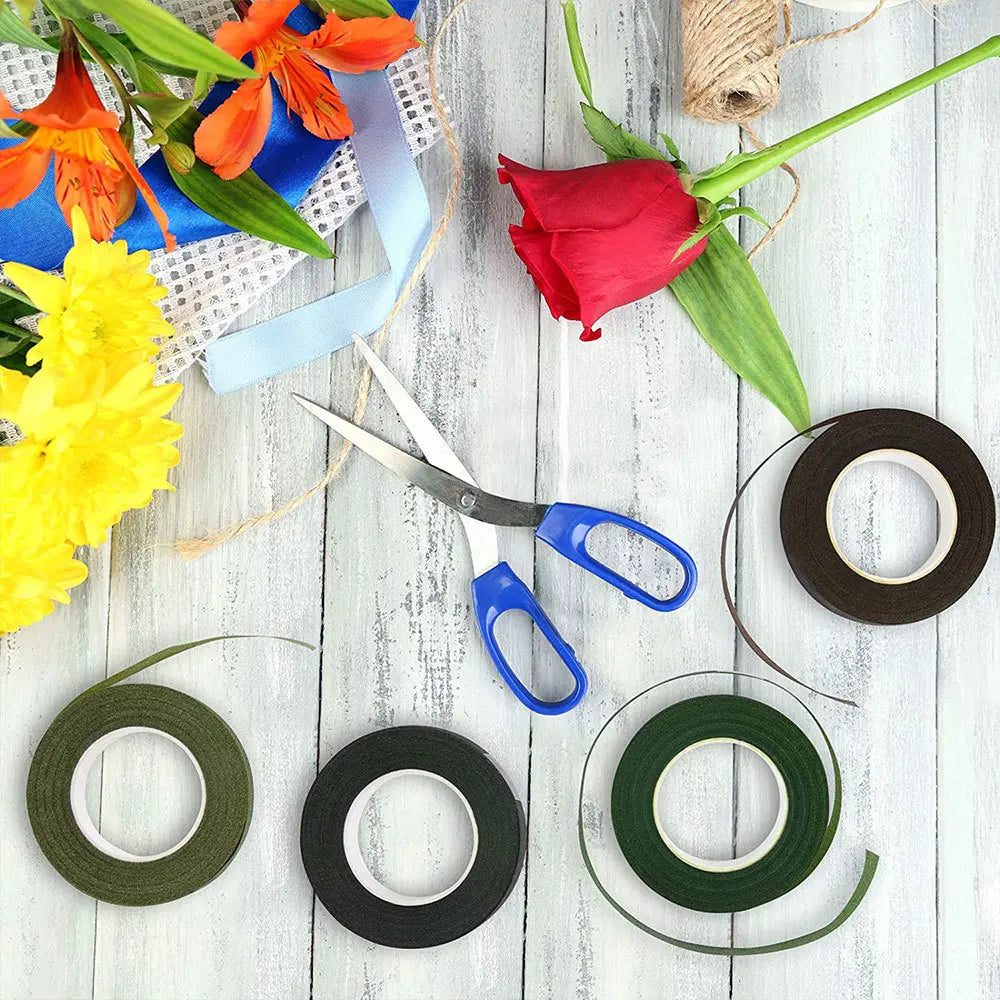 1/2" Wide 30Yards Floral Tapes for Bouquet Stem Wrapping and Floral