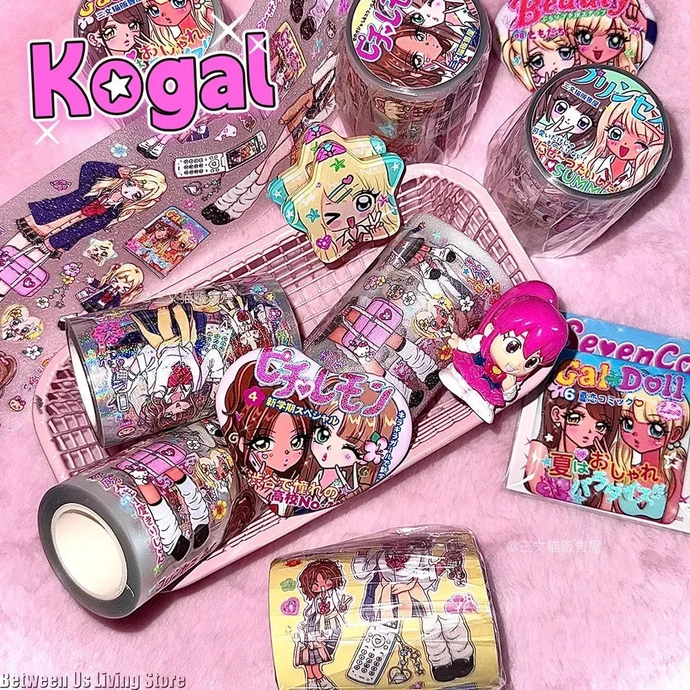 70cm Shibuya Hottie Vintage Showa Stickers for Craft Supplies