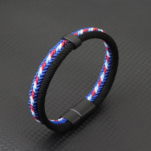 Unique Thread Bracelet Unisex Detachable Magnet Buckle Bangle Outdoor