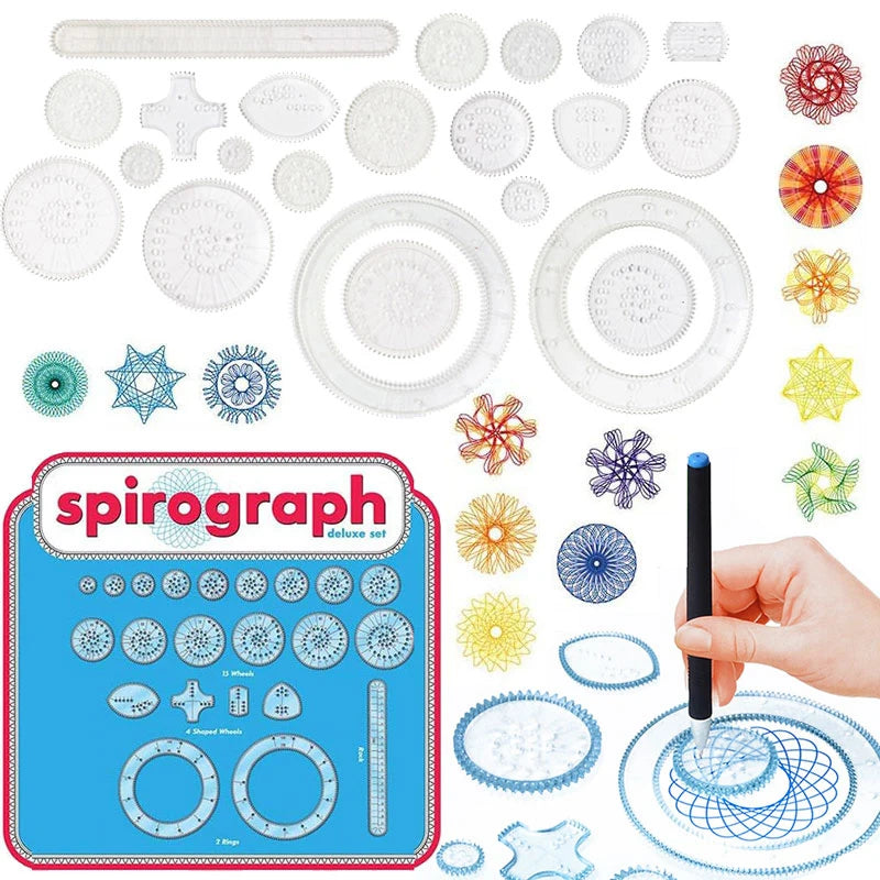 22pcs Spirograph Spiral Art Drawing Kit The Classic Way to Make