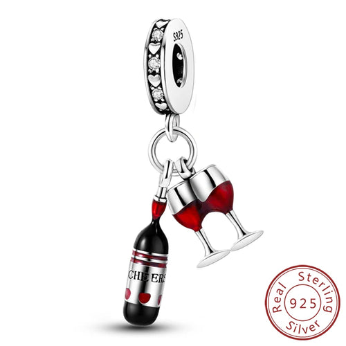 Hot Sale Charm Bead Pendant 925 Sterling Silver Firefly Love Heart