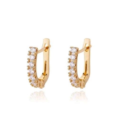 Stainless Steel Star Hoop Earings For Women 2024 Trend New In Luxury
