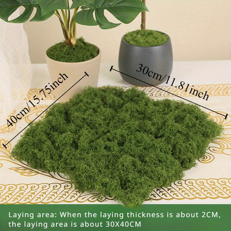 Green Fake Moss DIY Crafts Grass Artificial Moss Faux Preserved Moss