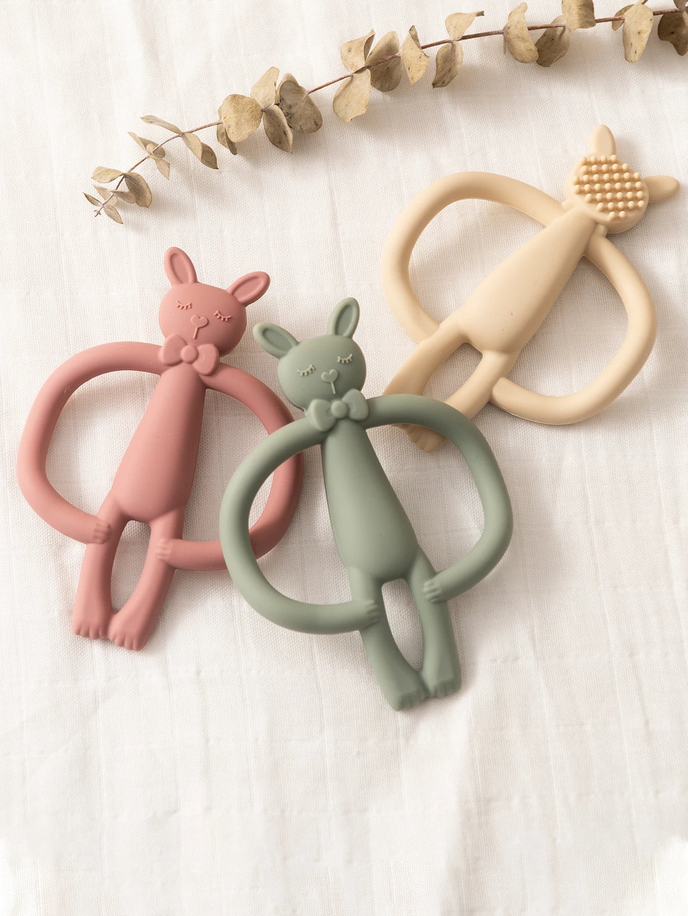 Color Kids 1PCS Silicone Teether Toys Baby Nursing Teether Gifts