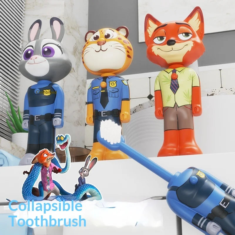 New Zootopia Internet Celebrity Retractable Toothbrush Nick Judy