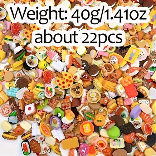 Mini Food Toys Mixed Style Resin Food Doll Kitchen Mini Food Statue