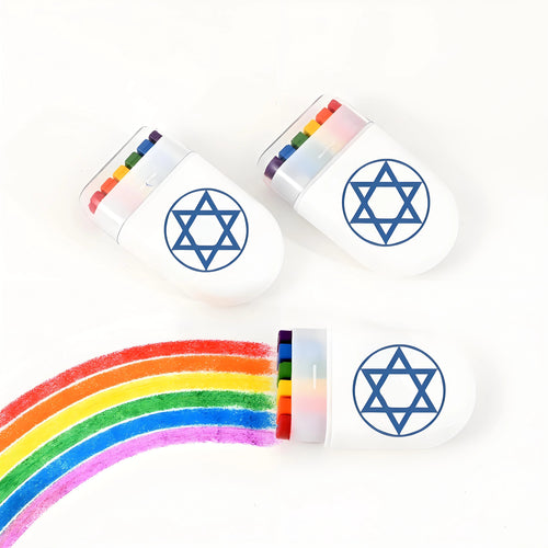2 Pcs Rainbow Crayon Paint Color Set - Birthday Party Colorful Theme