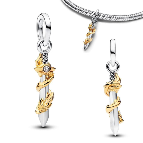 New 925 Sterling Silver Charms Heart Bee Flower key Lock Earrings