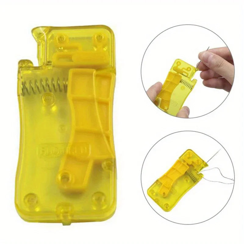 Automatic needle threader, DIY hand sewing needle threader, home