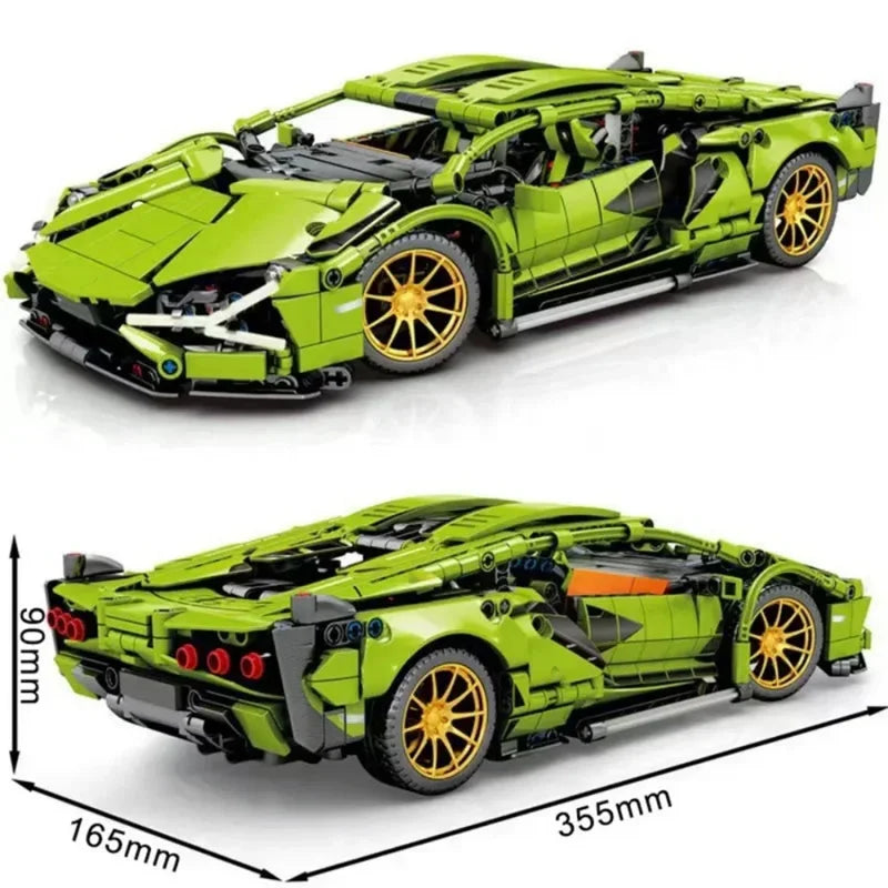 City Technical Famous Racing Sport Car Model Building Blocks