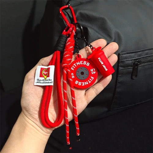 Fitness Keychain for Gym Lovers Premium Gift Sports Enthusiasts