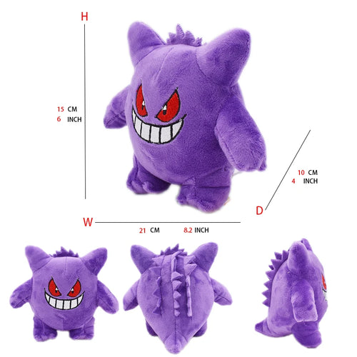 Gengar Original Plush Toy Stuffed Soft Stuffed Doll Wonderful Gifts
