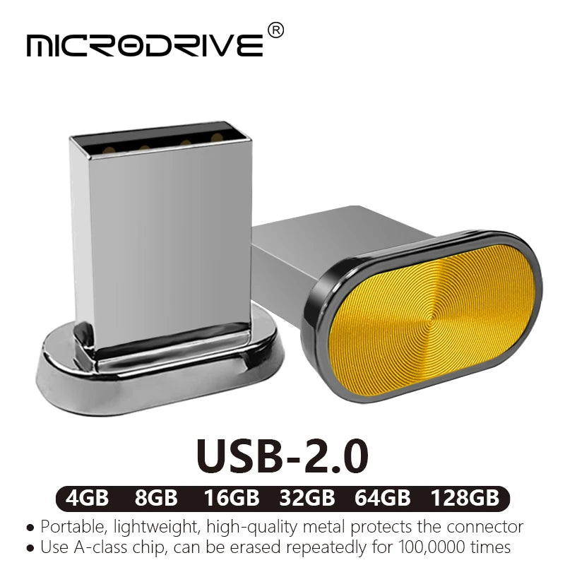 Super Mini USB Flash Drive Waterproof Pendrive 64GB 32GB 16GB 8GB 4GB