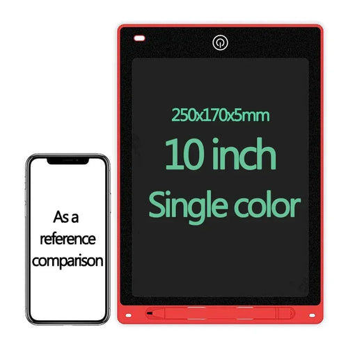 10/12/inch LCD Writing Tablet Drawing Board Kids Graffiti Sketchpad