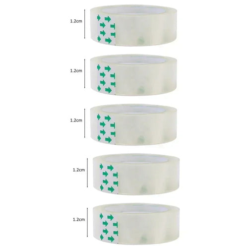 10/5/1 Rolls Premium Transparent Tape 0.8cm 1.2cm 1.8cm Multifuntion
