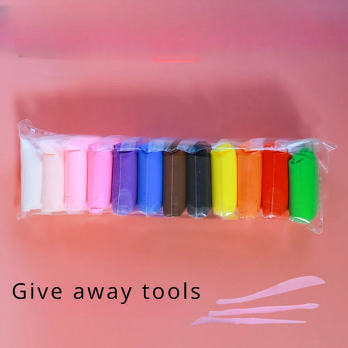 12/24/36pcs Magic Air Dry Clay Set - Non-Toxic Modeling Fun for Kids &