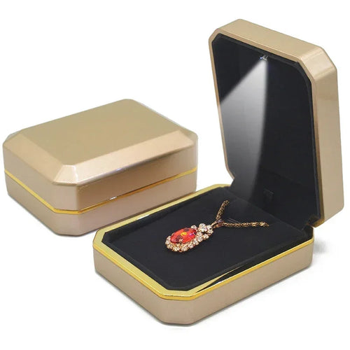 New 1PCS Luxury Ring Box Square Velvet Wedding Ring Case Jewelry Gift