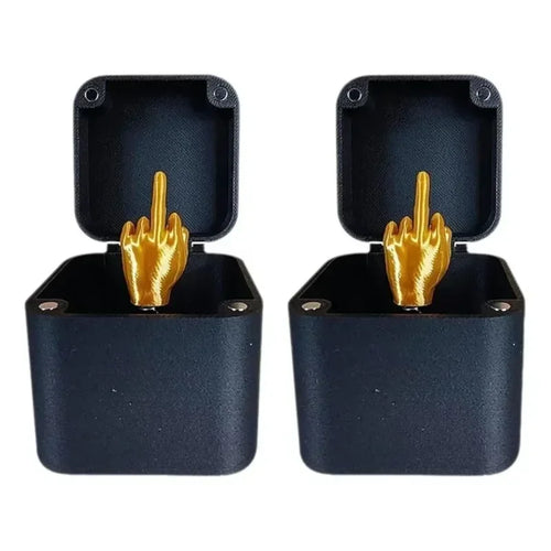 Out of the box pop-up Middle Finger Gift Box Creative Desk Home Decor