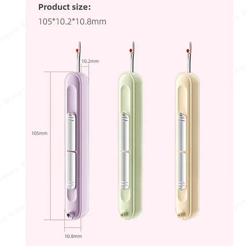 2 In 1 Needle Threader and Seam Ripper Tool Multifunctional Sewing