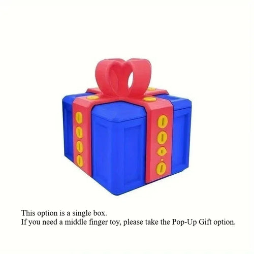 The Annoying Present with Middle Finger in A Box Gift Box with Screws