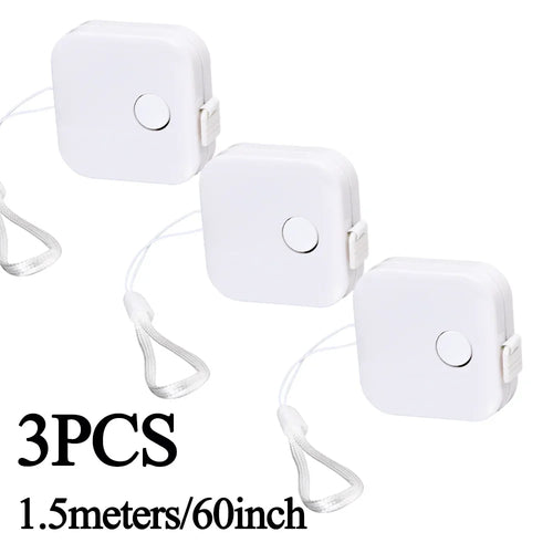 Double Scale Ruler Plastic Roll Tape Mini Tape Measure Accurate