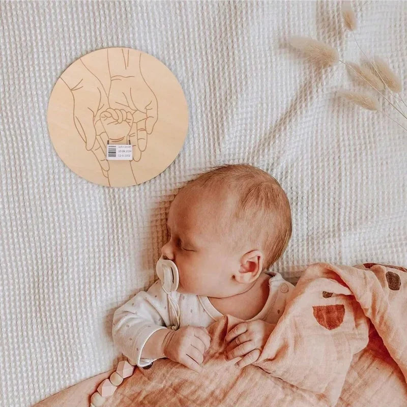 Newborn Engraved Keepsake Holder Photography Accessories  Personalized