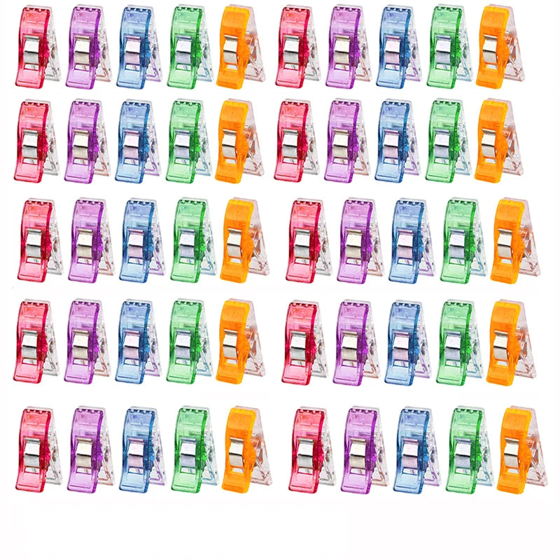 50PCS Sewing Clips Colorful Clips Multipurpose Plastic Craft