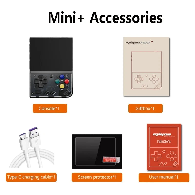 MIYOO Mini Plus Portable Retro Handheld Game Console 3.5-inch IPS HD