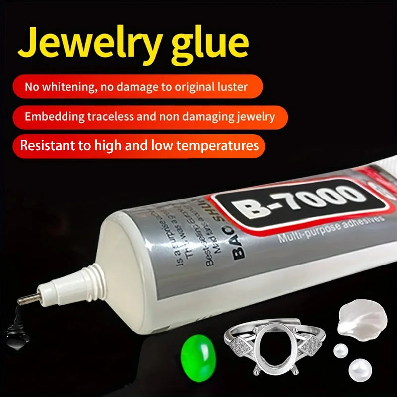 B7000 transparent glue,with precision nib,rhinestone glue,rhinestone