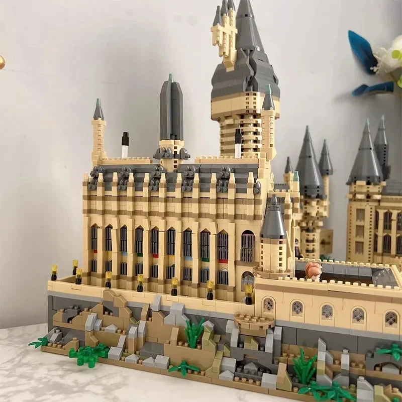 Micro Bricks City Creative Medieval Magic Castle Series School