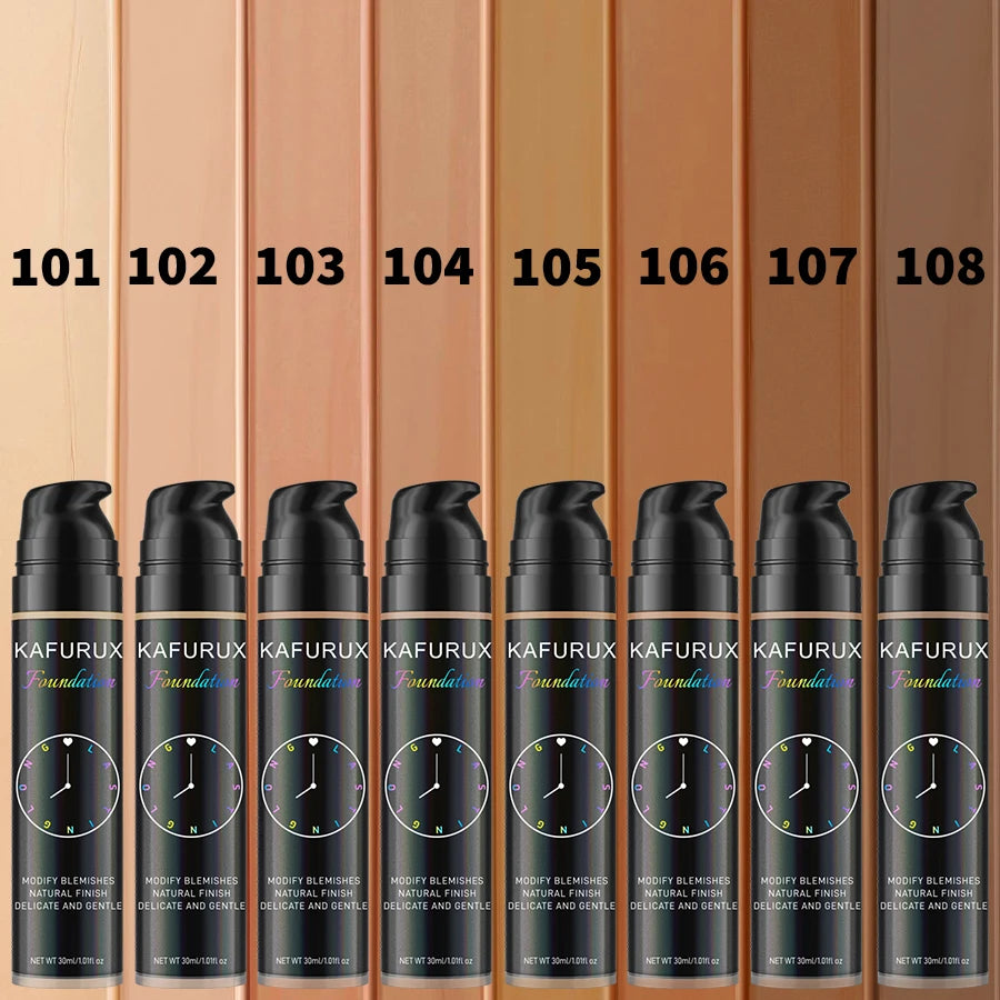 8 colors Liquid Foundation Effective Concealer Waterproof