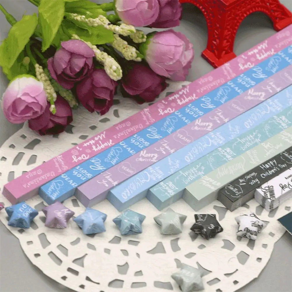 540 Sheets Origami Paper Stars DIY Hand Crafts Origami Lucky Star